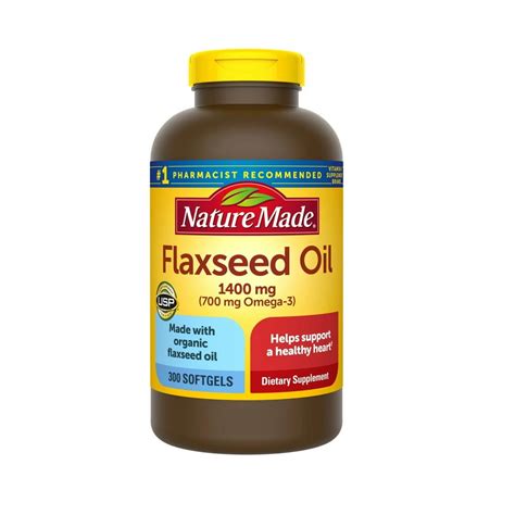 Flaxseed and Other Popular Omega 3 & 6 Oil Supplements .